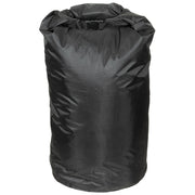 Bolsa impermeable grande 87 x 60 cm, poliéster negro con cierre de seguridad