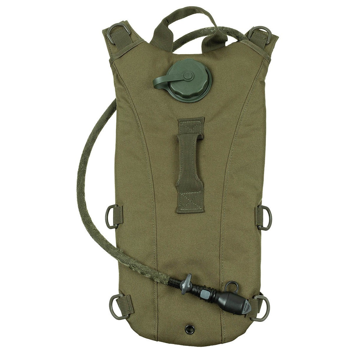 Mochila de hidratación EXTREME negra 2,5 l con manguera y boquilla, acolchado y correas ajustables