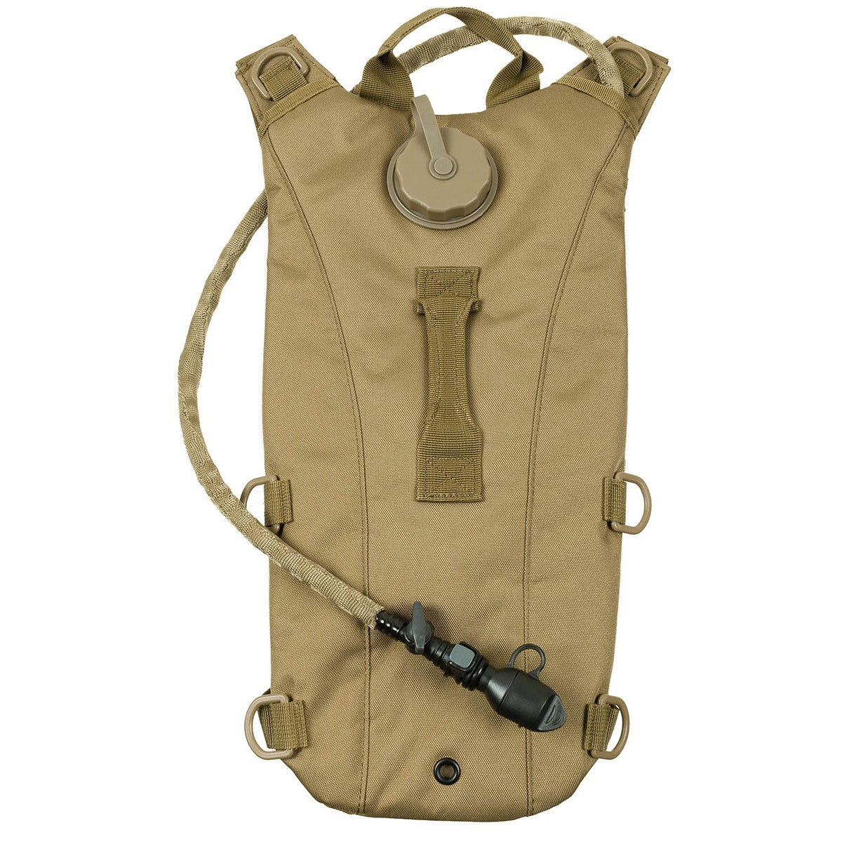 Mochila de hidratación EXTREME negra 2,5 l con manguera y boquilla, acolchado y correas ajustables