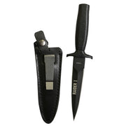 Daga RAIDER I acero inoxidable negro mate con funda