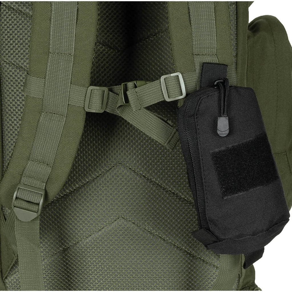 Funda para correa de hombro MOLLE negra