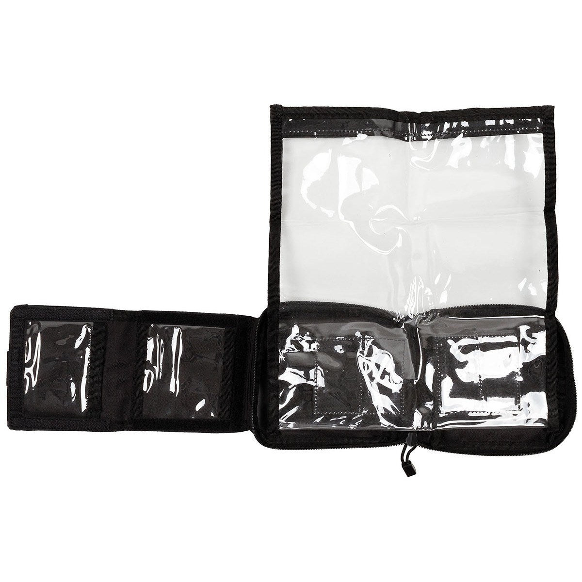 Funda MOLLE plegable para mapa negra, organizador administrativo con bolsillo para mapas