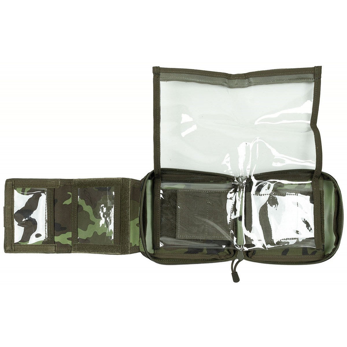 Funda MOLLE plegable para mapa negra, organizador administrativo con bolsillo para mapas