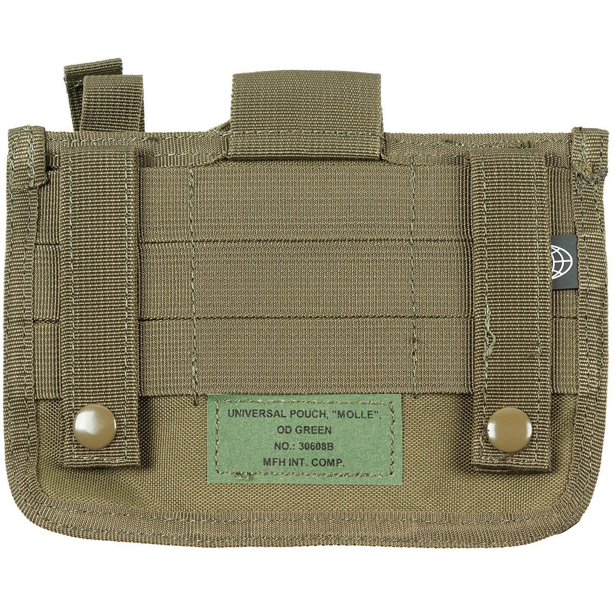Funda de cinturón MOLLE negra para móvil, documentos y cuchillo