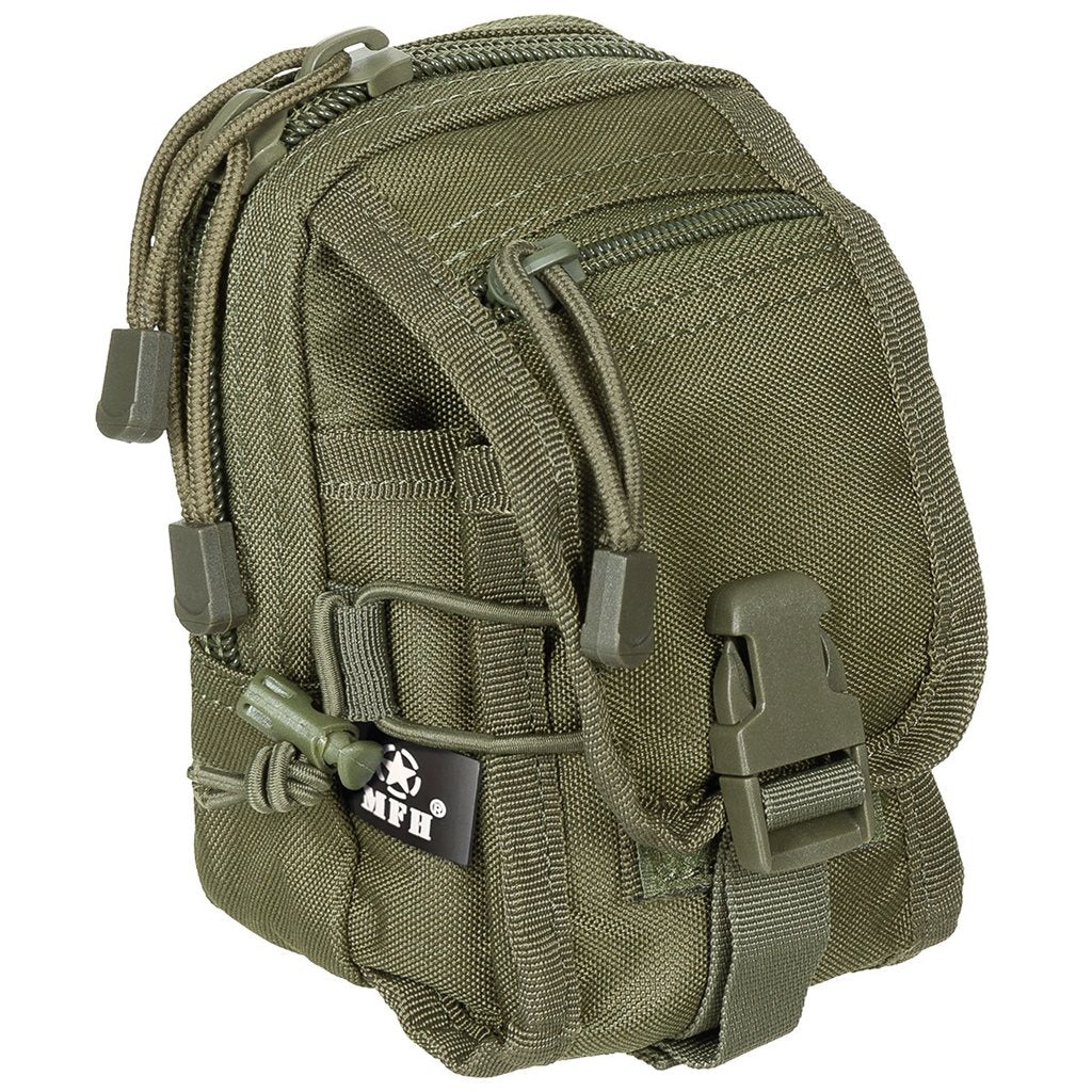 Funda para cinturón MOLLE Woodland, estuche compacto para teléfono, cámara y documentos