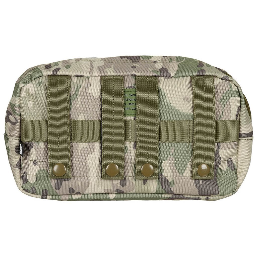 Bolsa multiusos MOLLE grande MAX-FUCHS con cuatro correas MOLLE y cierre de cremallera