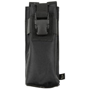 Funda para radio MOLLE negra, cierre con hebilla de plástico, 9 x 5 x 20 cm