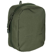 Funda multifunción MOLLE pequeña 13x7x19cm negra, bolsa táctica con cremallera