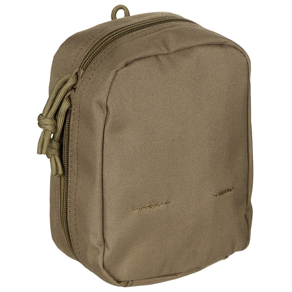 Funda MOLLE multiusos pequeña 13x7x19 cm negra con correas MOLLE y cierre de cremallera