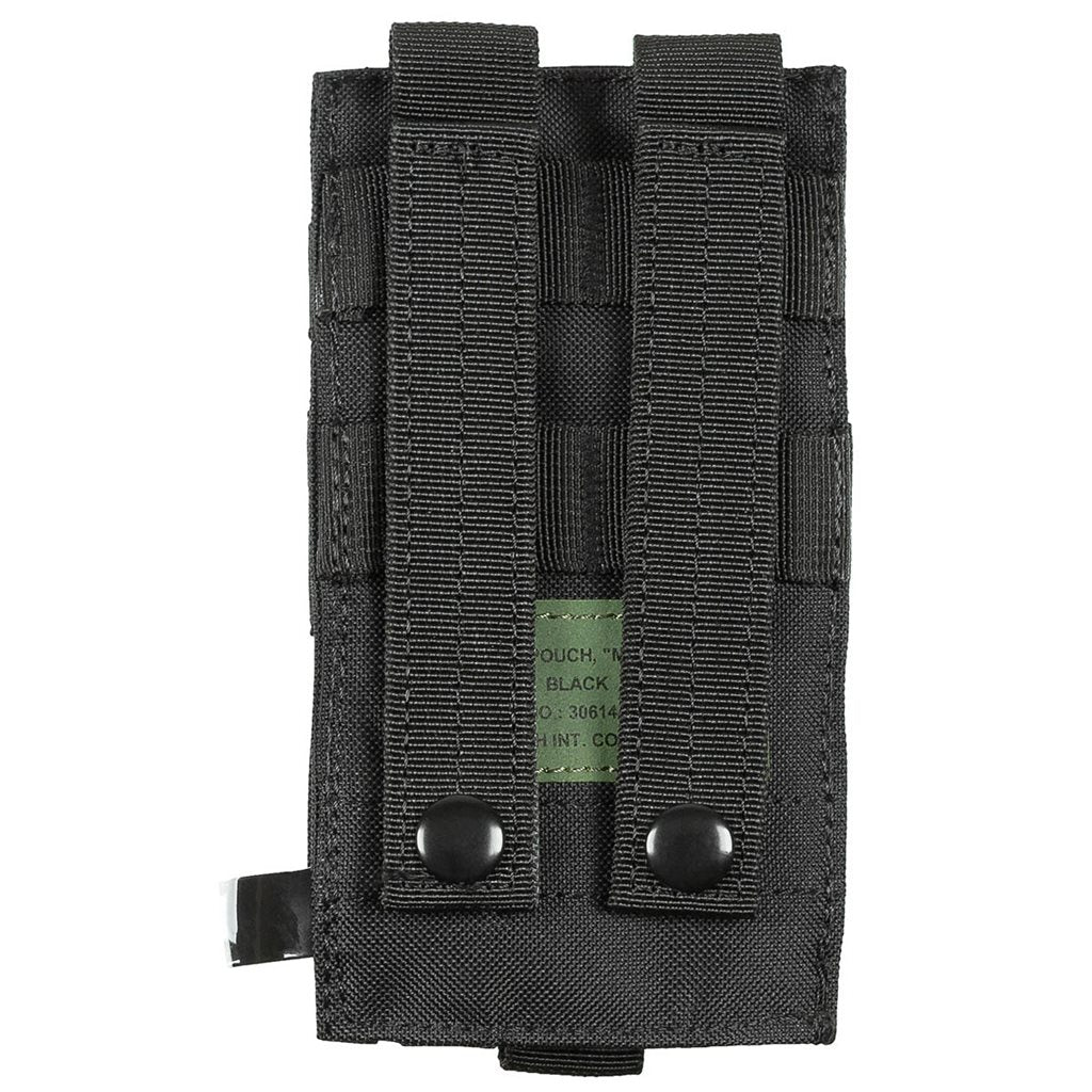 Funda MOLLE para cargador M4/M16 negra con cierre de velcro