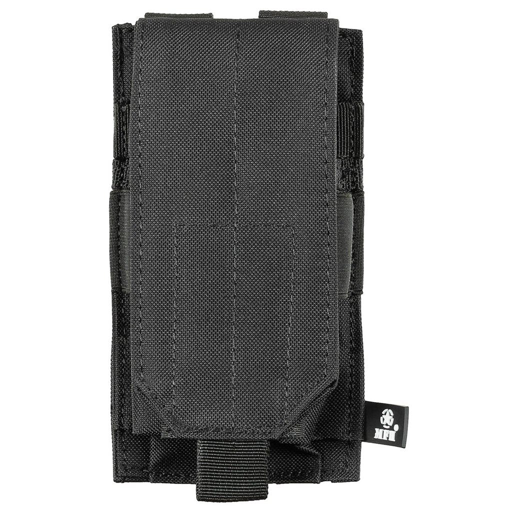 Funda MOLLE para cargador M4/M16 negra con cierre de velcro