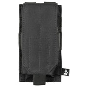Funda MOLLE para cargador M4/M16 negra con cierre de velcro