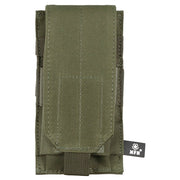 Funda MOLLE verde para cargador M4/M16 con cierre de velcro