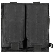 Portacargadores MOLLE doble para cargadores M4/M16 Flecktarn, nylon 100% y cierre de velcro