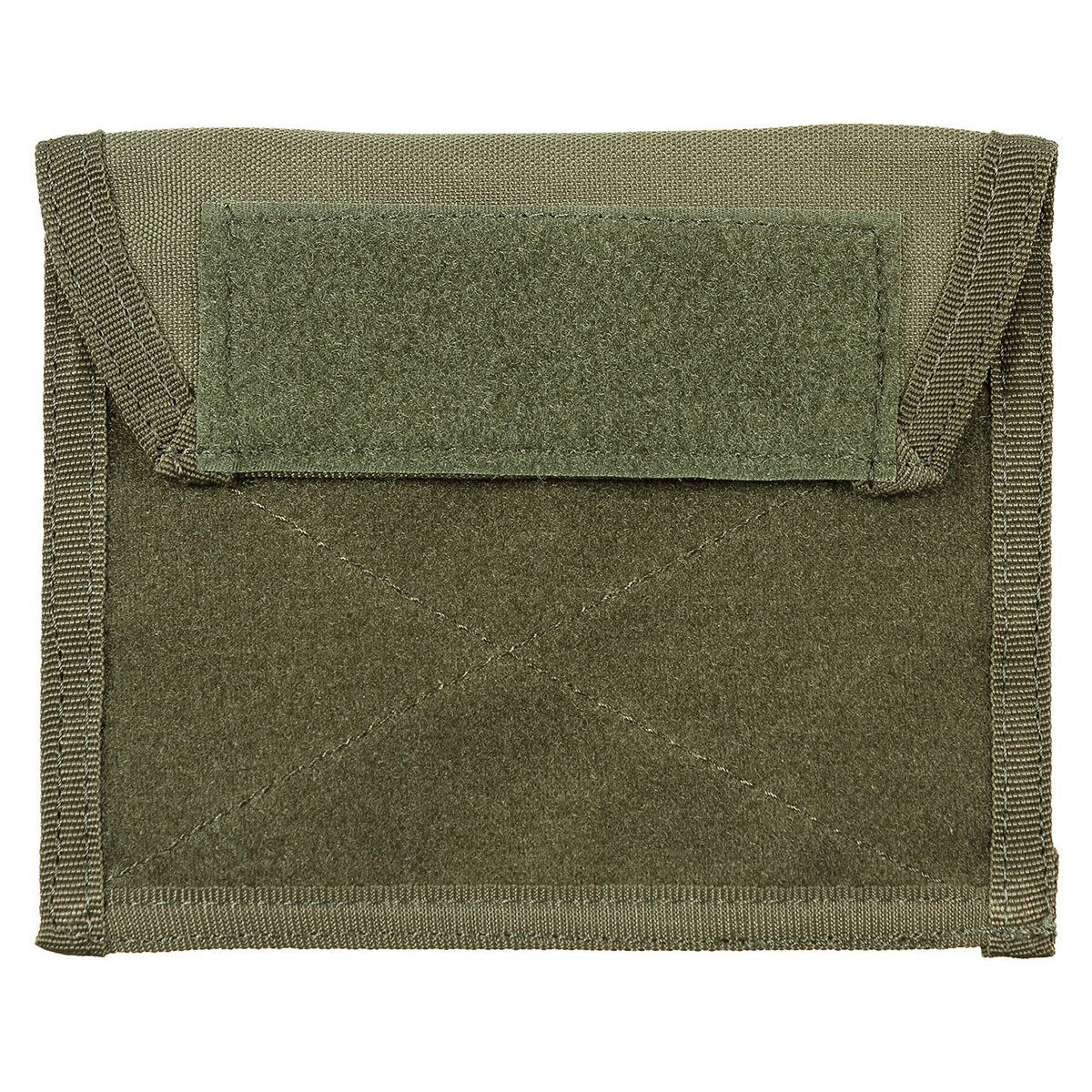 Funda MOLLE de pecho para documentos negra, 18 x 14 cm, 100% nylon