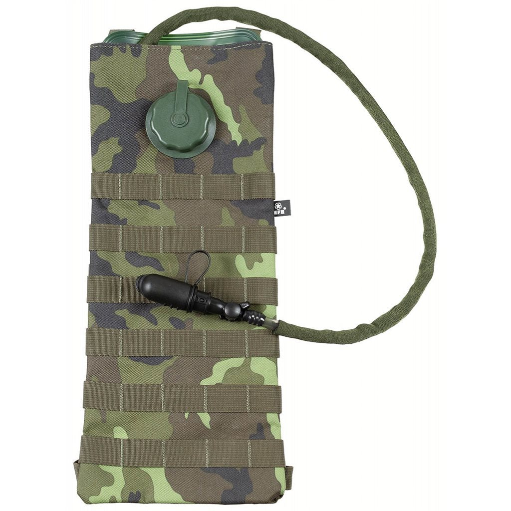 Mochila de hidratación MOLLE WOODLAND 2,5 L con depósito y boquilla