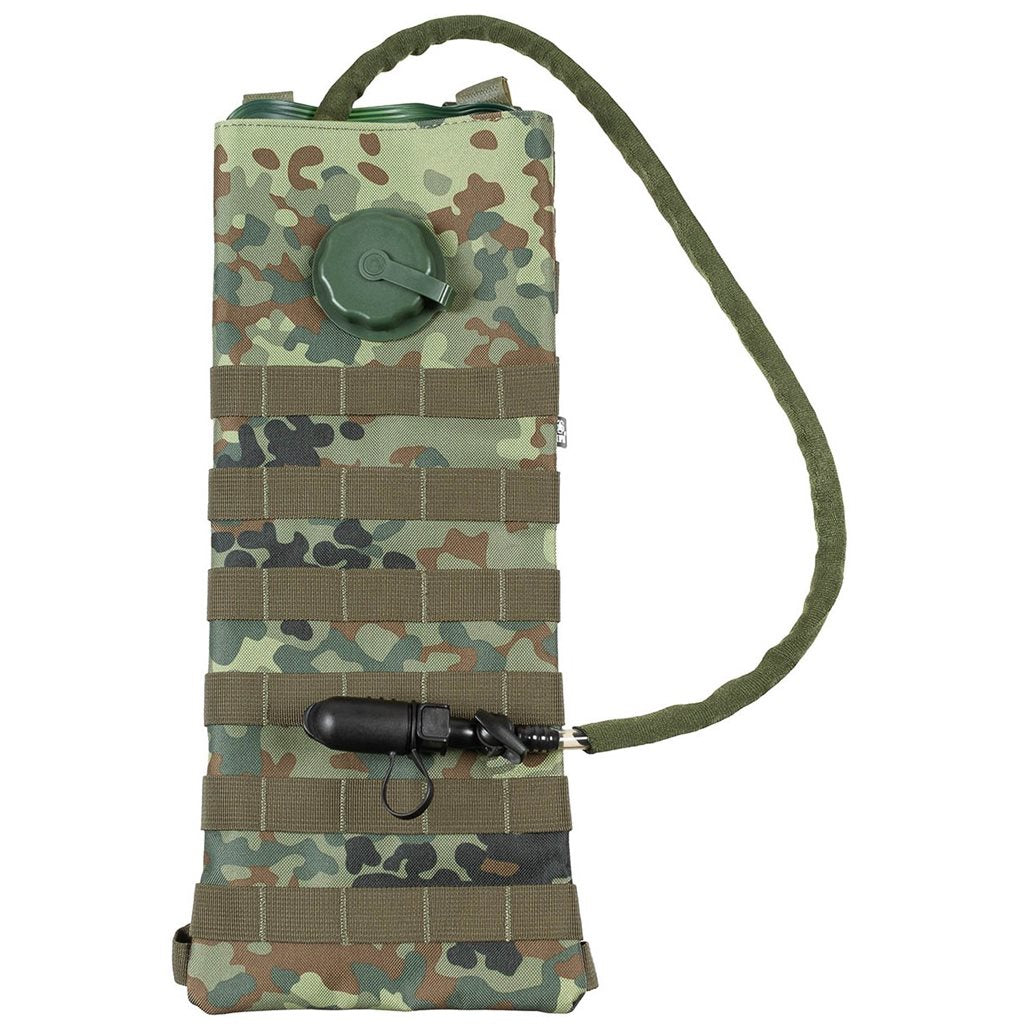 Mochila de hidratación MOLLE WOODLAND 2,5 L con depósito y boquilla