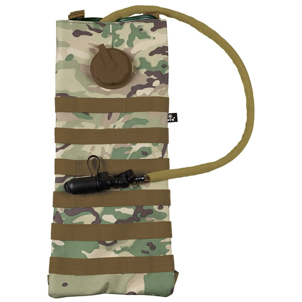 Mochila de hidratación MOLLE WOODLAND 2,5 L con depósito y boquilla
