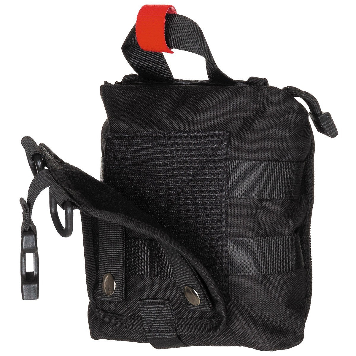 Funda IFAK MOLLE para primeros auxilios negra, 16 x 18 x 8 cm