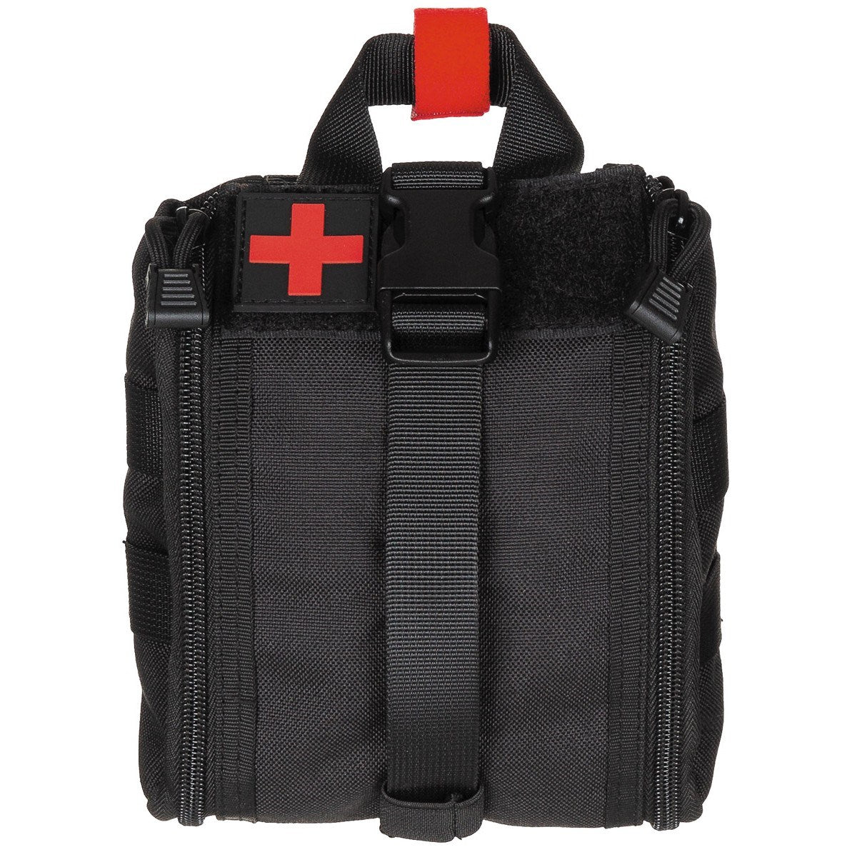 Funda IFAK MOLLE para primeros auxilios negra, 16 x 18 x 8 cm