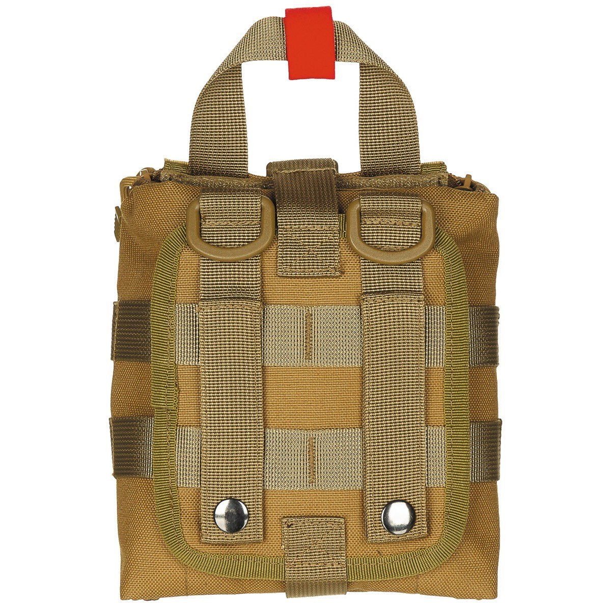 Funda IFAK MOLLE para primeros auxilios negra, 16 x 18 x 8 cm