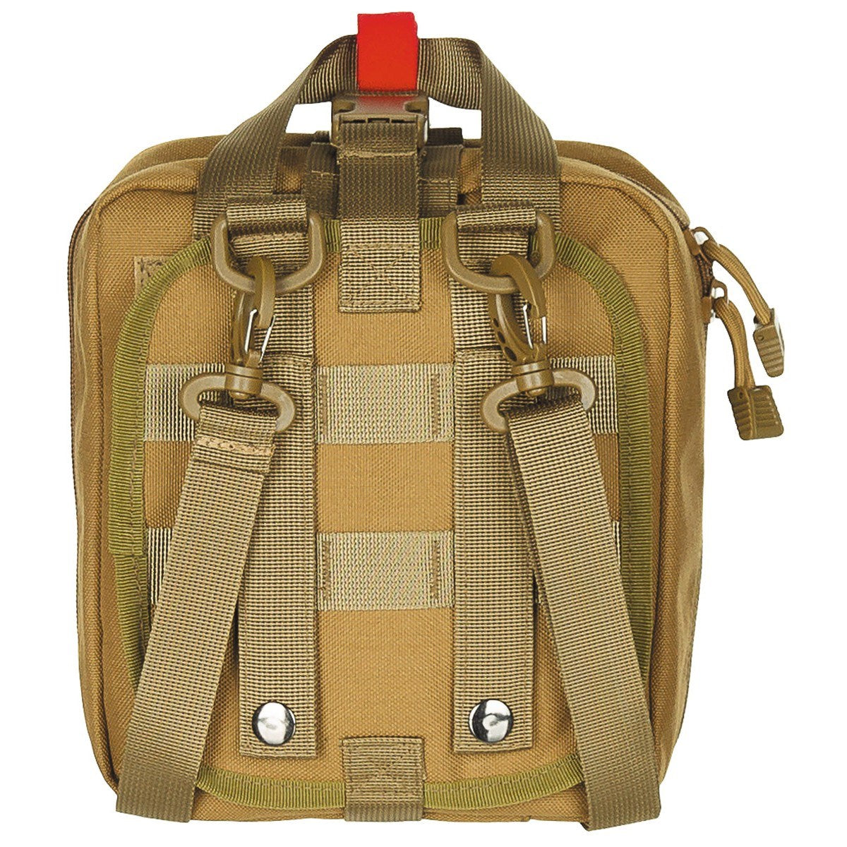 Botiquín grande IFAK MOLLE negro MFH, compatible con MOLLE/PALS con organizadores interiores