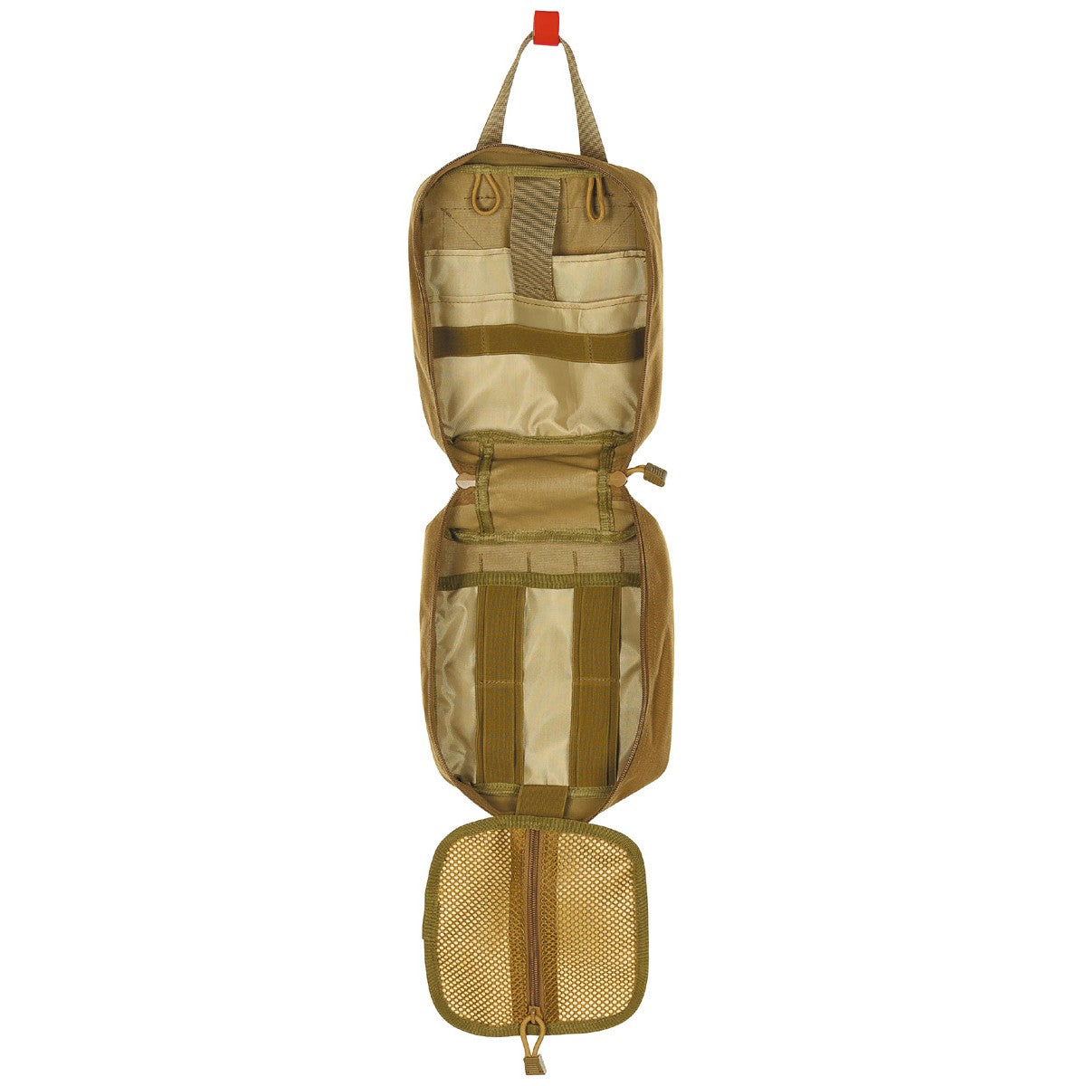 Botiquín grande IFAK MOLLE negro MFH, compatible con MOLLE/PALS con organizadores interiores