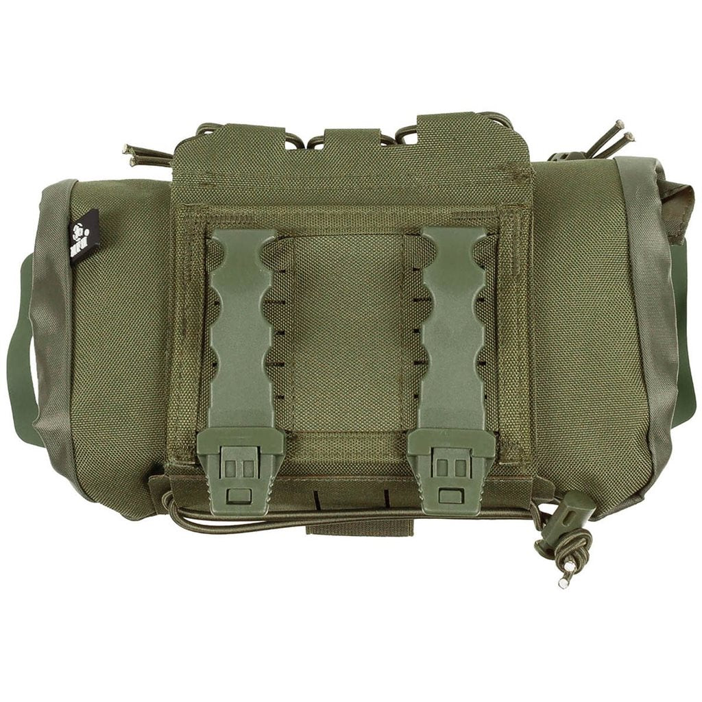 Funda táctica IFAK COYOTE en color coyote, dos piezas compatible con MOLLE/PALS para equipo de primeros auxilios