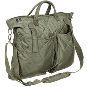 Bolsa BW PILOT para casco, color verde y naranja