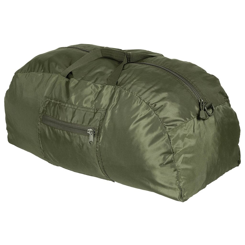Bolsa de transporte negra plegable, aprox. 42 L, poliéster resistente al polvo y al agua