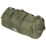 Bolsa pequeña redonda verde con sistema MOLLE