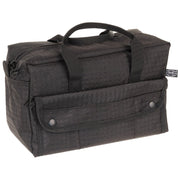 Bolsa de herramientas OctaTac negra, 8 L, 28×18×16 cm, doble asa y cierre de cremallera
