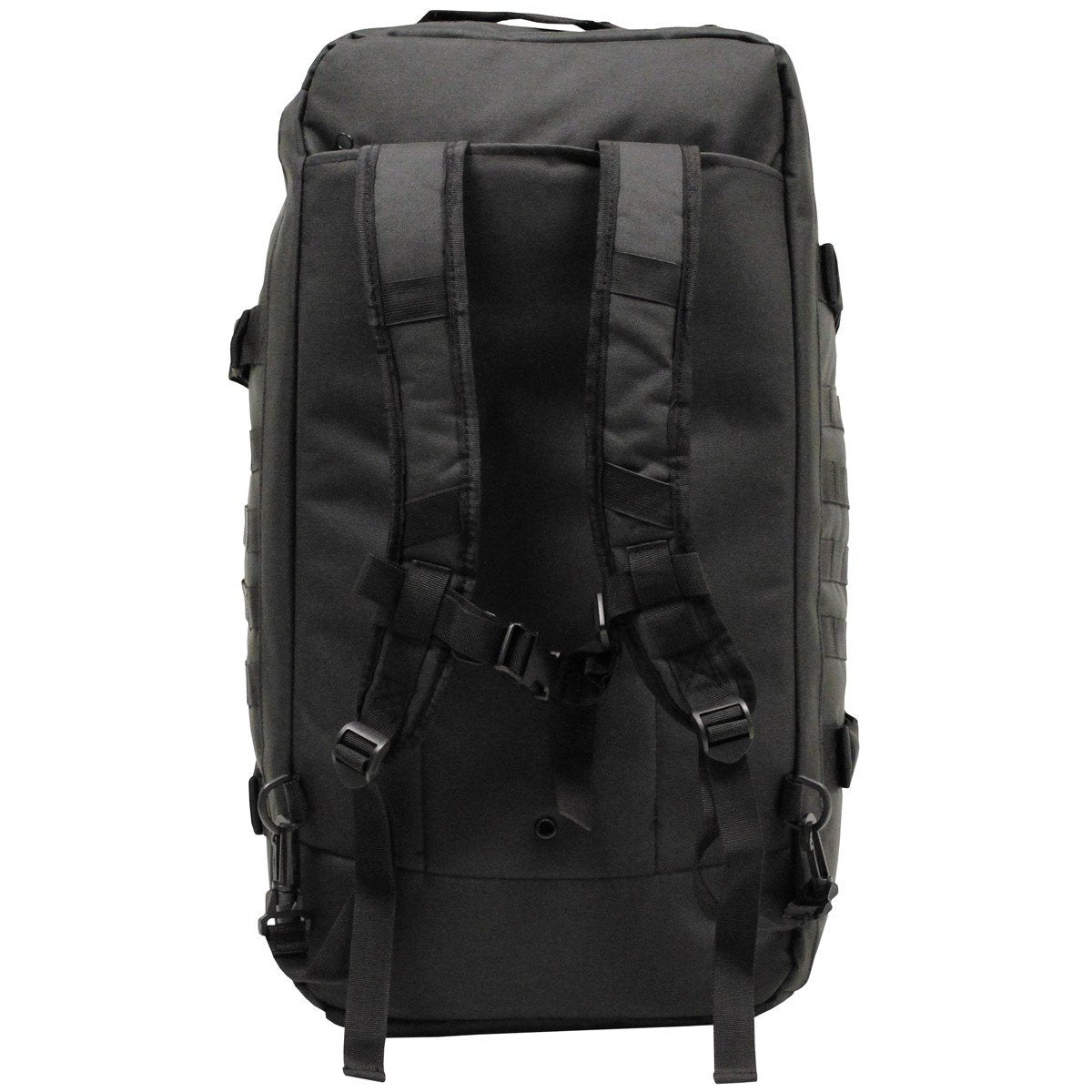 Bolsa TRAVEL MOLLE negra convertible en mochila, aprox. 48 L, 62x25x35 cm