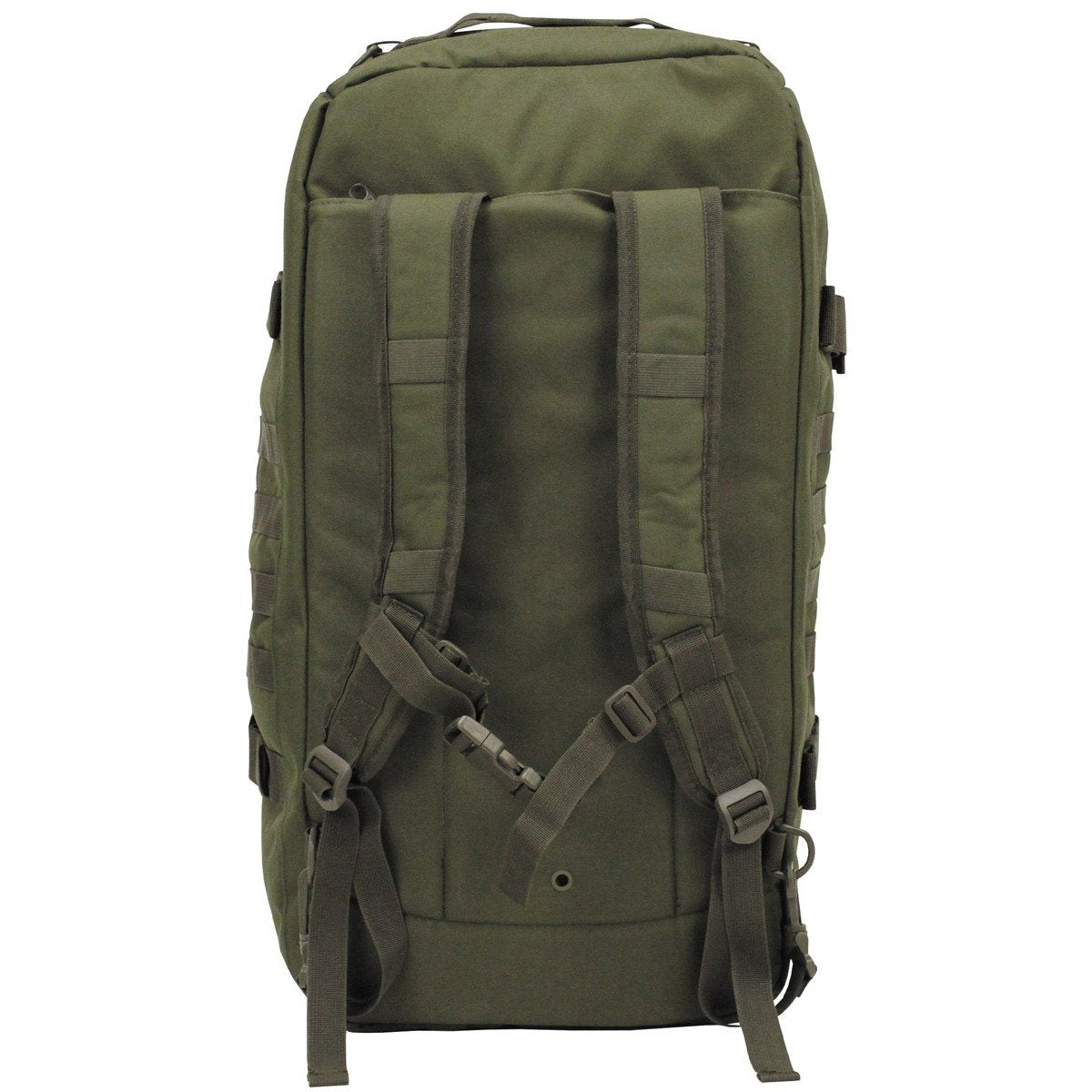 Bolsa TRAVEL MOLLE negra convertible en mochila, aprox. 48 L, 62x25x35 cm