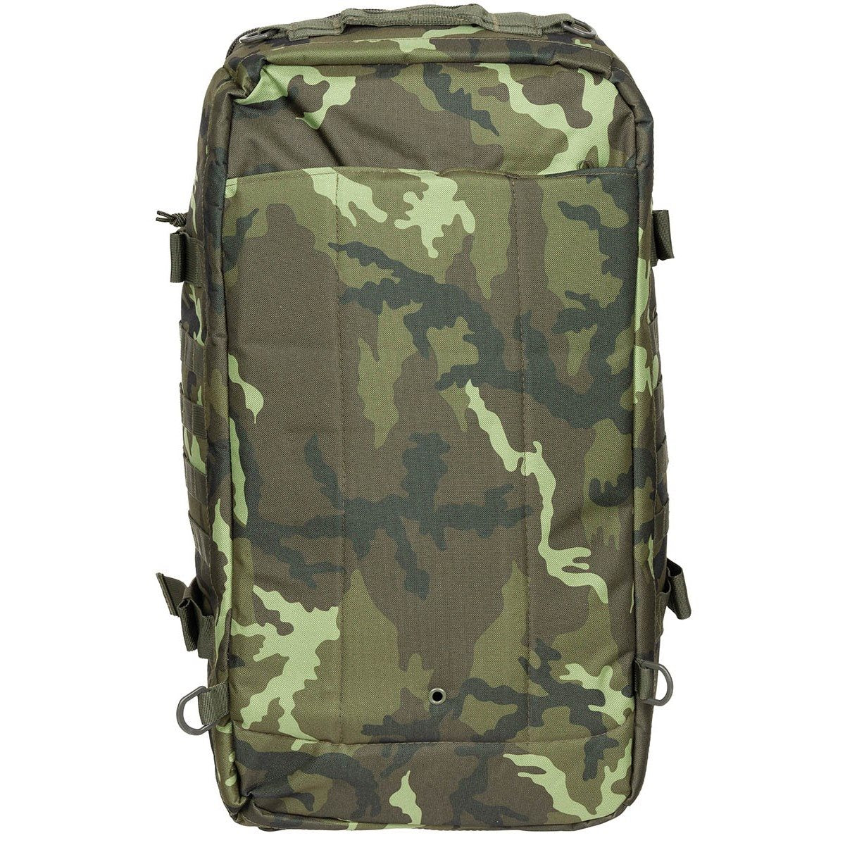 Bolsa TRAVEL MOLLE negra convertible en mochila, aprox. 48 L, 62x25x35 cm