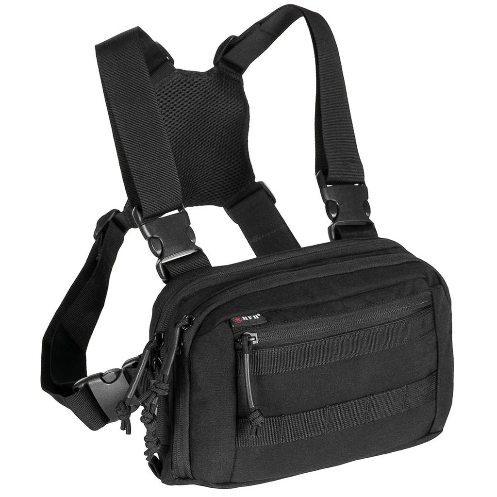 Bolsa pectoral RECON negra (30690A) vista general