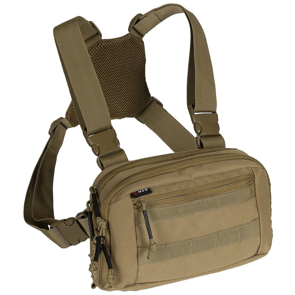 Bolsa pectoral RECON COYOTE color coyote vista frontal