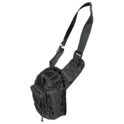 Bolsa táctica Deluxe negra - bandolera pequeña para llevar sobre el hombro