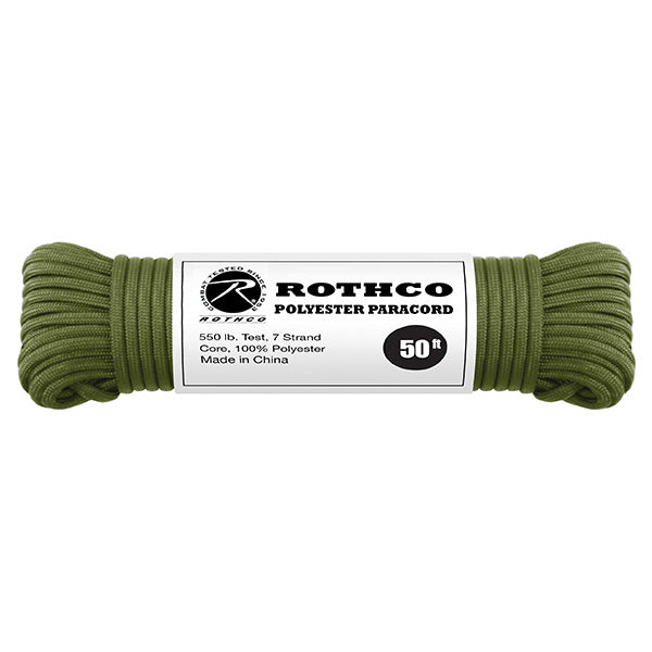 Cuerda Paracord poliéster 4 mm 15 m color verde
