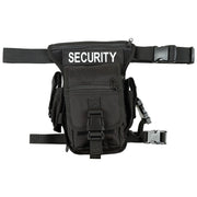 Funda muslera HIP BAG Security negra con bolsillos laterales, cierre con candado y cinturón ajustable