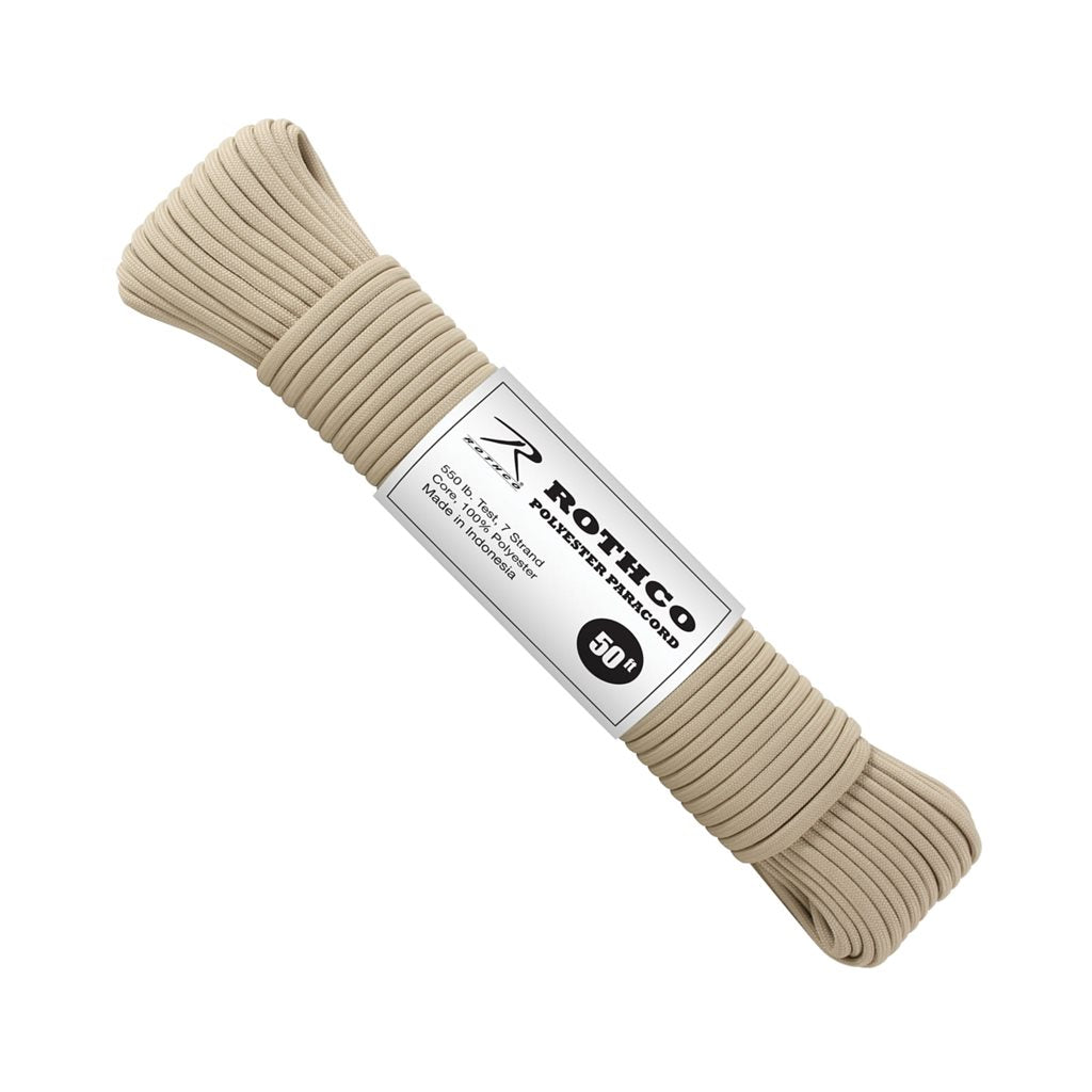 Cuerda Paracord poliéster 4 mm 15 m en color verde