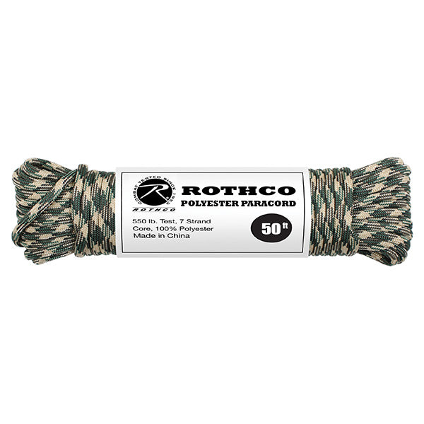 Cuerda Paracord poliéster 4 mm 15 m en color verde