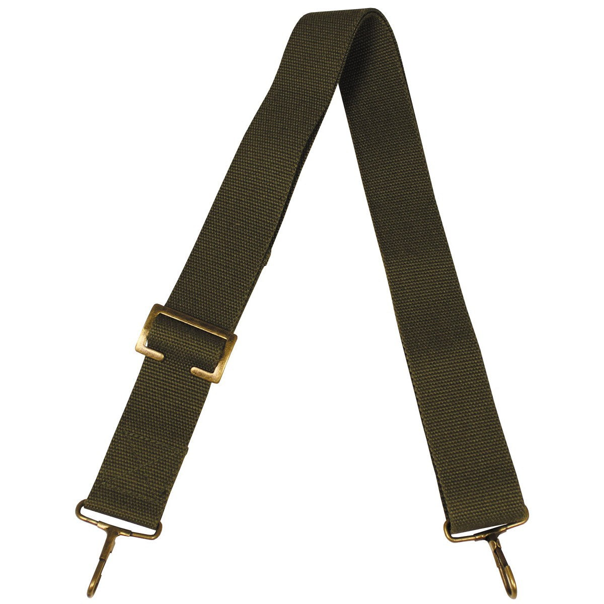 Correa verde para bolso con mosquetones metálicos ajustable 75-125 cm