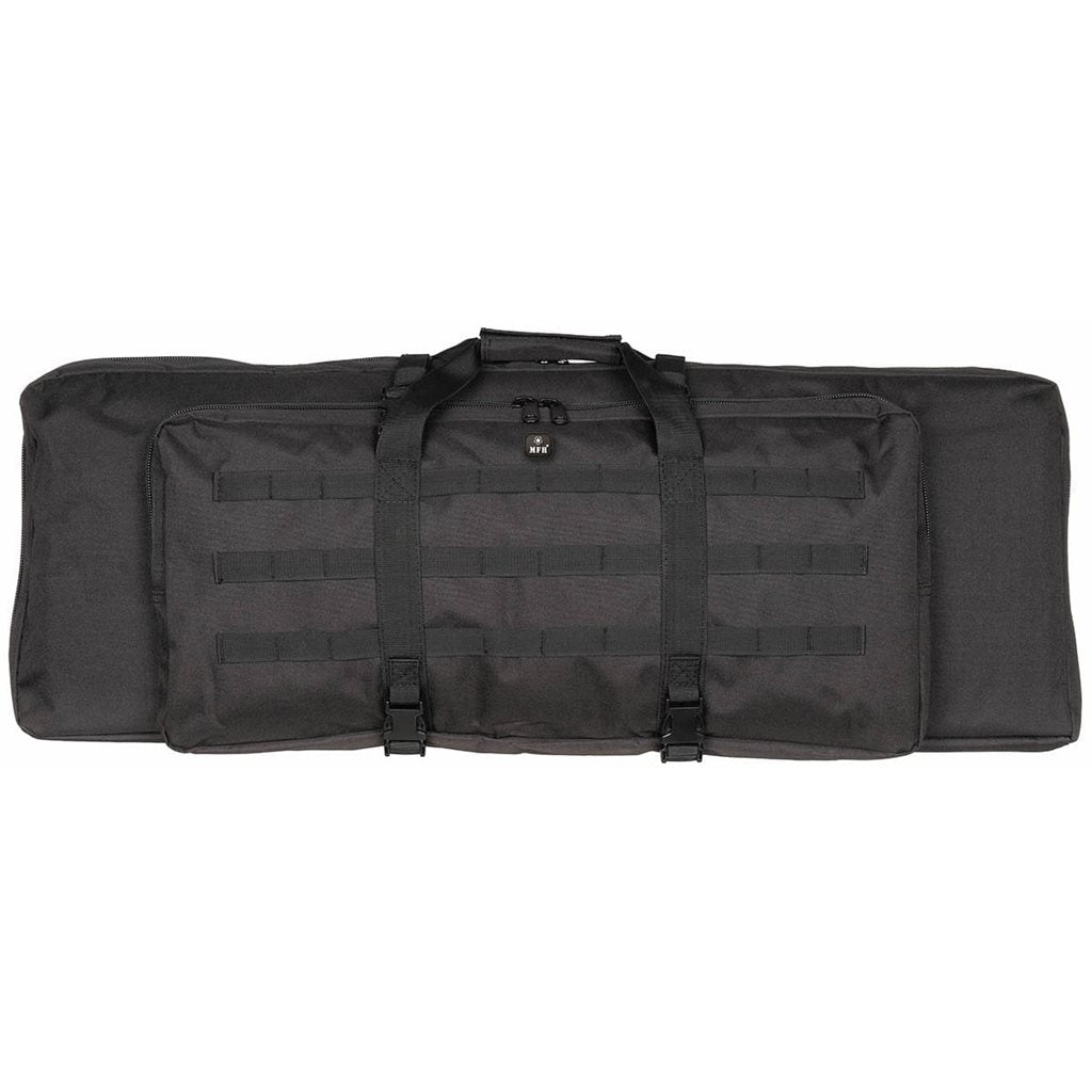 Bolsa para dos rifles 90 cm Modular negra con correas para la espalda