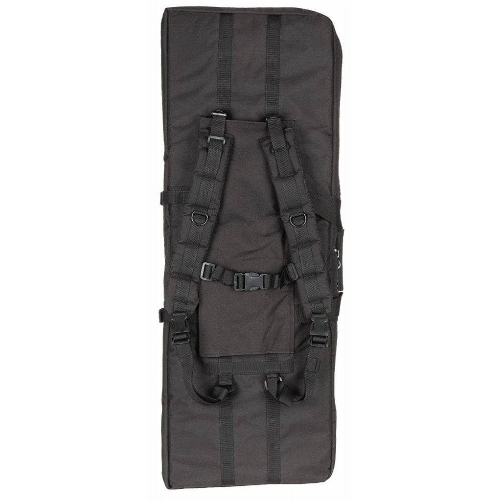 Bolsa para dos rifles 90 cm Modular negra con correas para la espalda