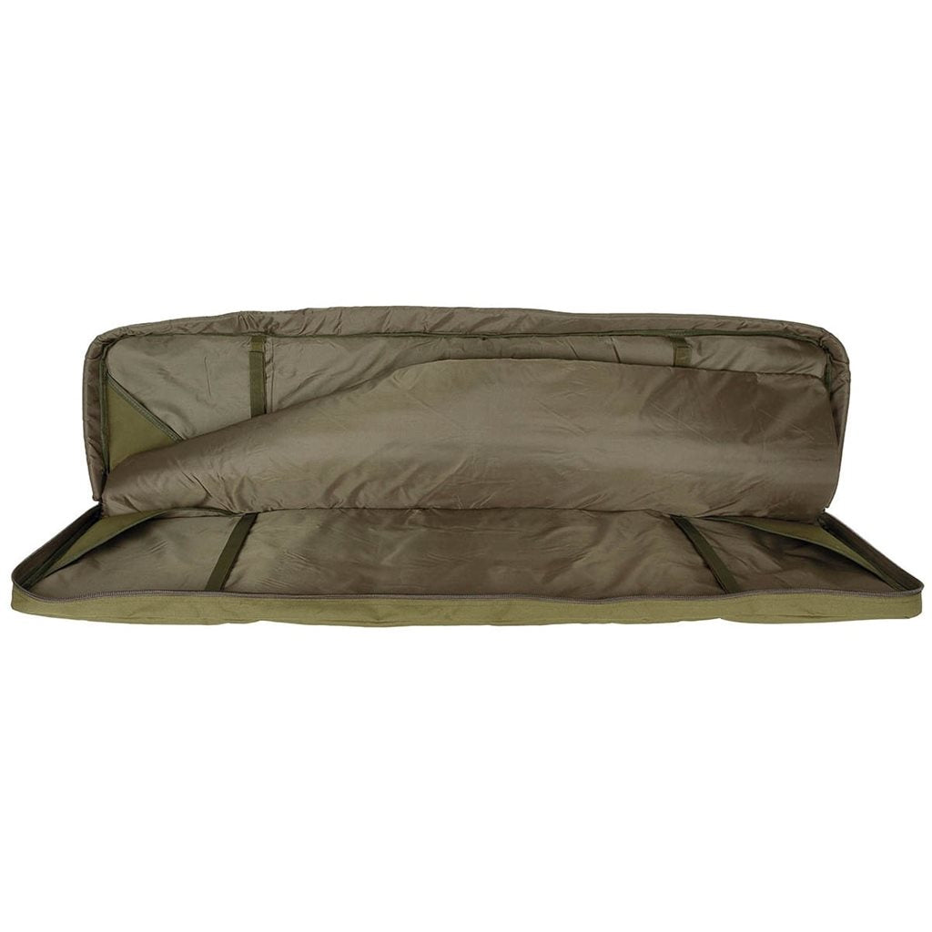 Bolsa para dos fusiles MODULAR negra con correas para la espalda, funda para dos fusiles y dos pistolas