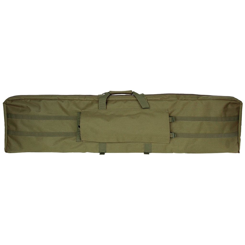 Bolsa para dos fusiles MODULAR negra con correas para la espalda, funda para dos fusiles y dos pistolas
