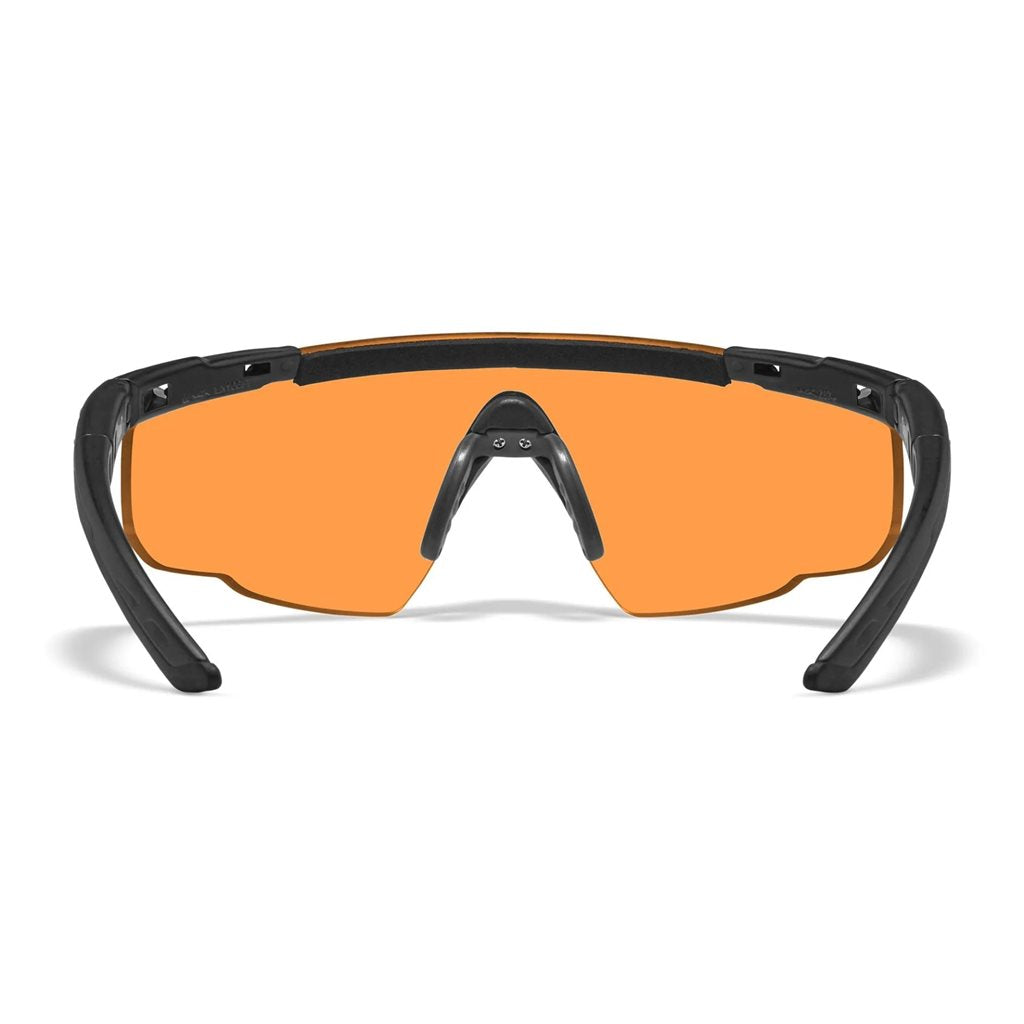 Gafas de tiro SABER ADVANCED con 3 lentes y montura negra