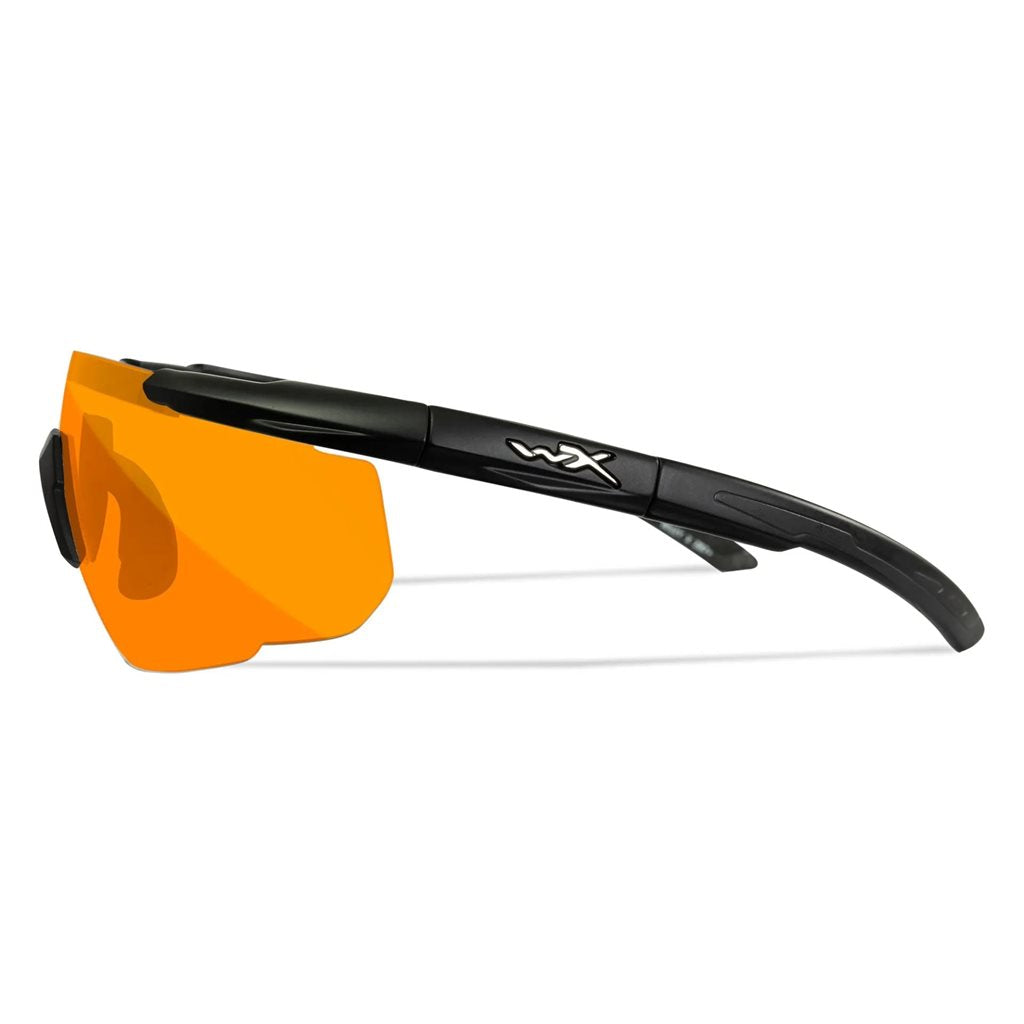 Gafas de tiro SABER ADVANCED con 3 lentes y montura negra
