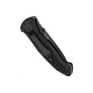 Navaja plegable S.W.A.T. Smith & Wesson negra, hoja acero 4034 y mango de aluminio